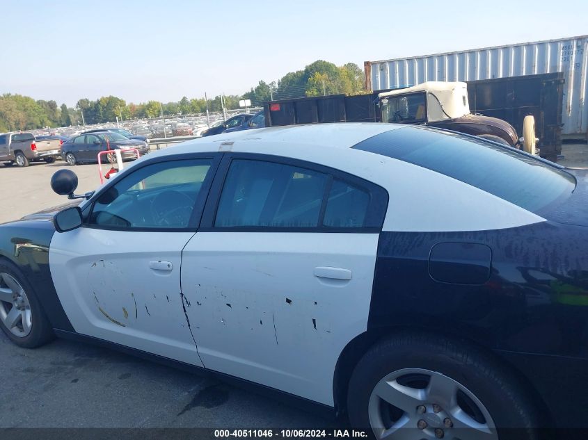 2014 Dodge Charger Police VIN: 2C3CDXAT8EH186171 Lot: 40511046