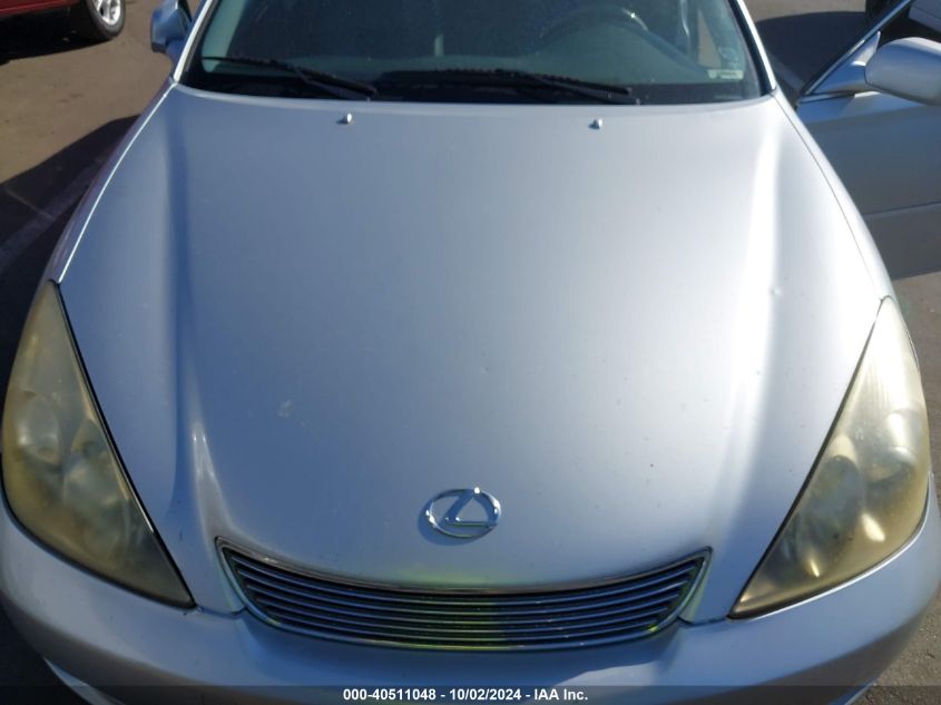 2005 Lexus Es 330 VIN: JTHBA30GX55057349 Lot: 40511048