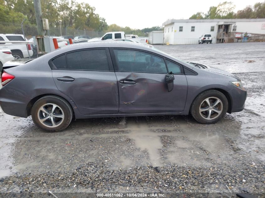 2015 Honda Civic Se VIN: 19XFB2F75FE210579 Lot: 40511062