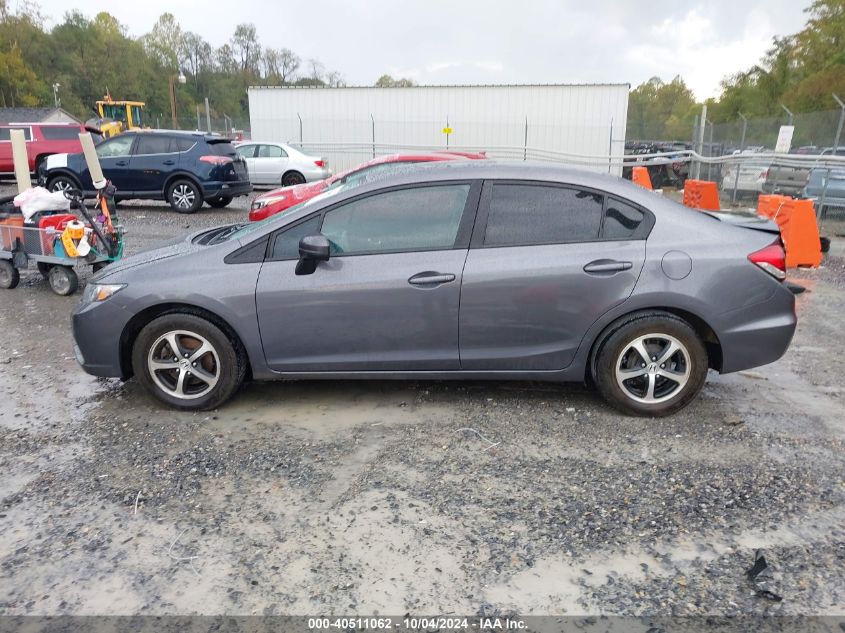 2015 Honda Civic Se VIN: 19XFB2F75FE210579 Lot: 40511062