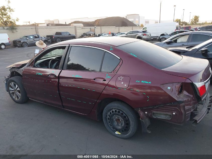 1HGCR2F38DA163867 2013 Honda Accord Lx