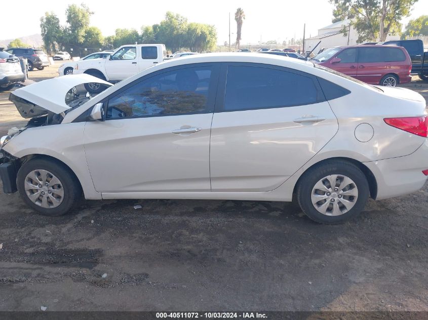 2016 Hyundai Accent Se VIN: KMHCT4AE4GU060738 Lot: 40511072