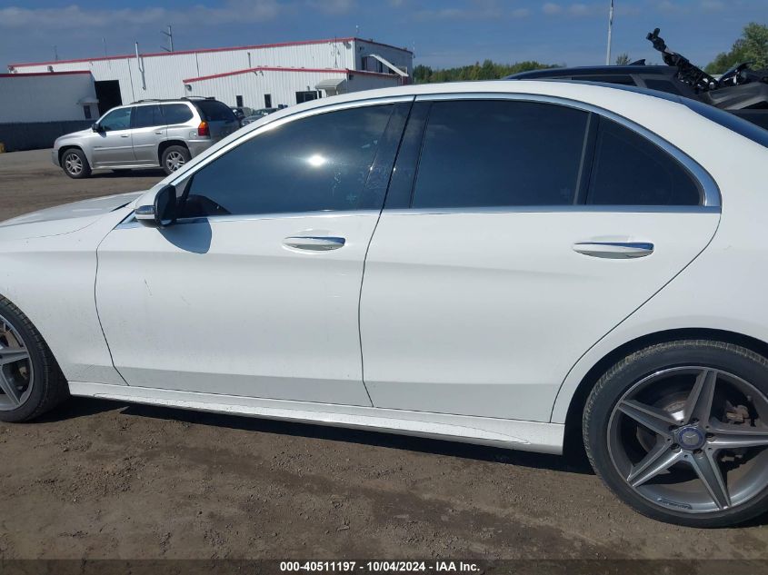 2017 Mercedes-Benz C 300 4Matic/Luxury 4Matic/Sport 4Matic VIN: WDDWF4KBXHR243505 Lot: 40511197