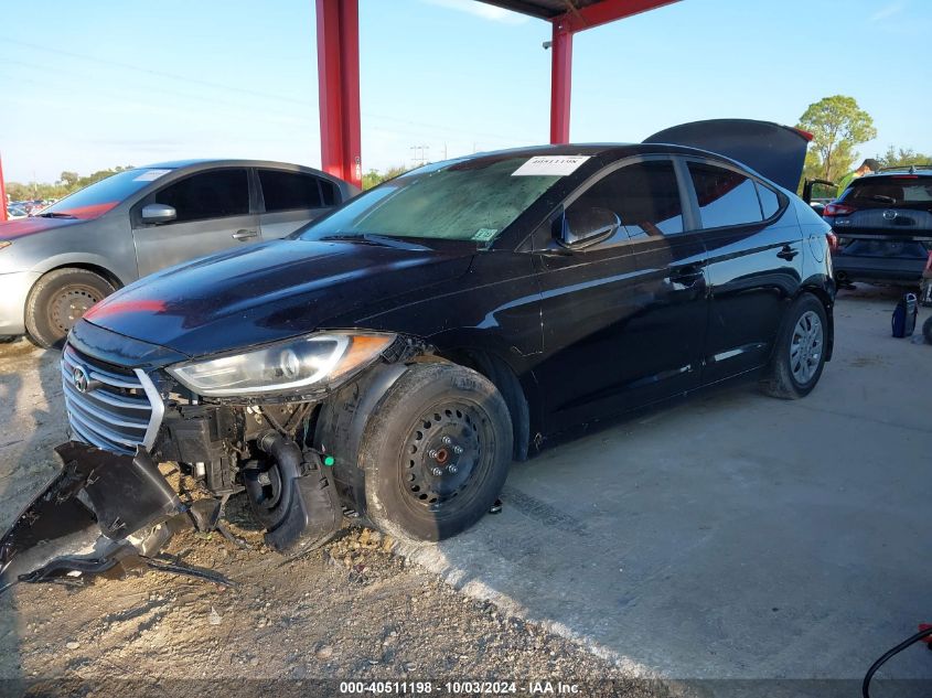 KMHD74LF9HU115314 2017 HYUNDAI ELANTRA - Image 2