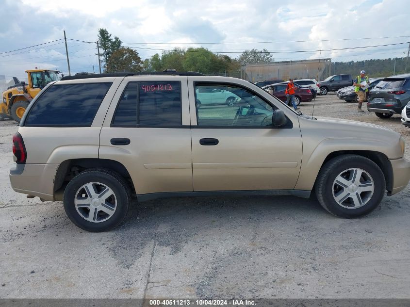 2006 Chevrolet Trailblazer Ls VIN: 1GNDT13S762335899 Lot: 40511213