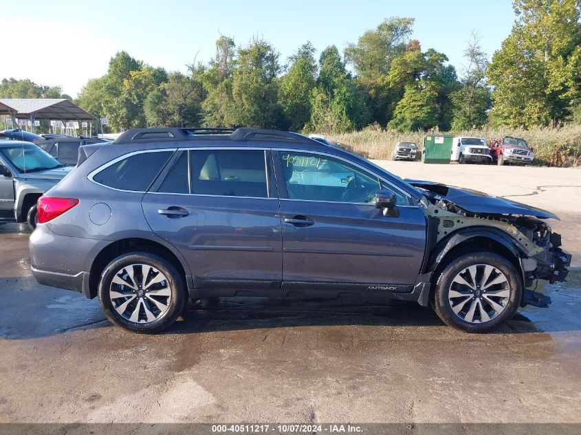 2016 Subaru Outback 3.6R Limited VIN: 4S4BSENC4G3299130 Lot: 40511217