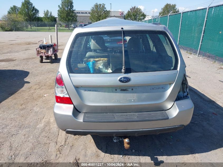 2006 Subaru Forester 2.5X VIN: JF1SG65686H752503 Lot: 40511237