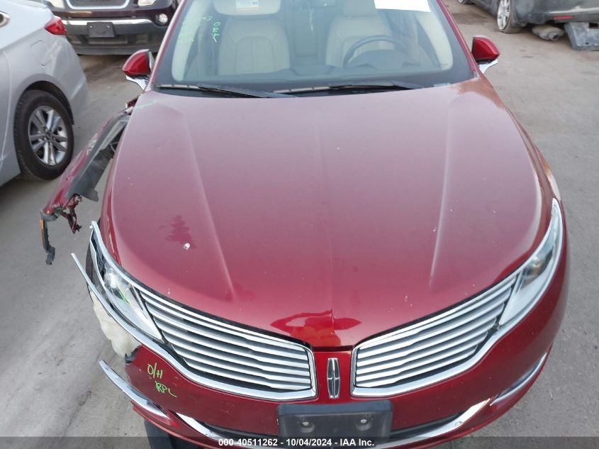 2013 Lincoln Mkz Hybrid VIN: 3LN6L2LU1DR802652 Lot: 40511262