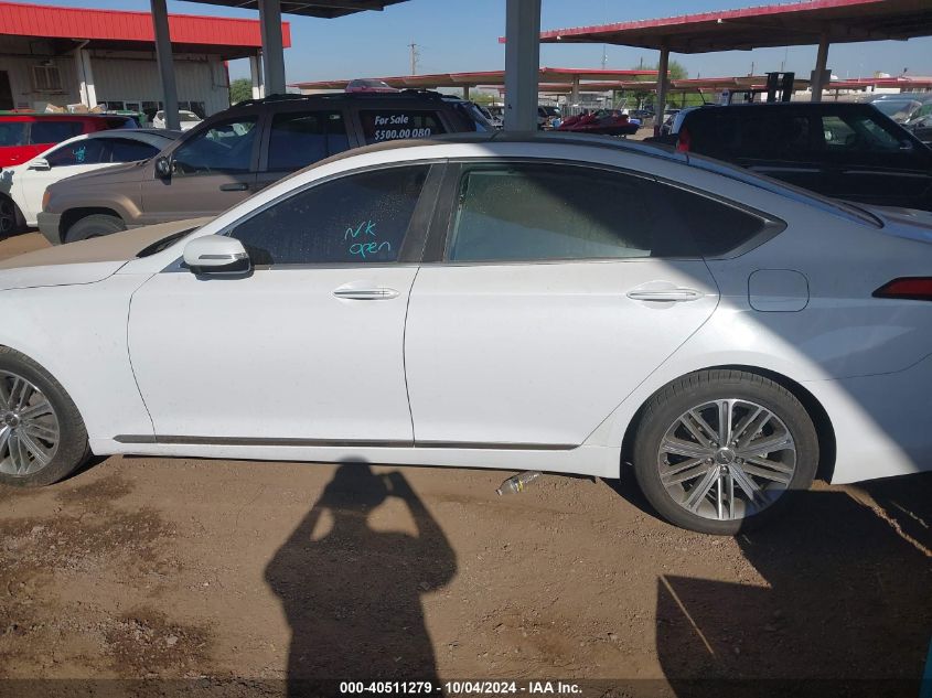 2018 Genesis G80 3.8 VIN: KMHGN4JE3JU216089 Lot: 40511279