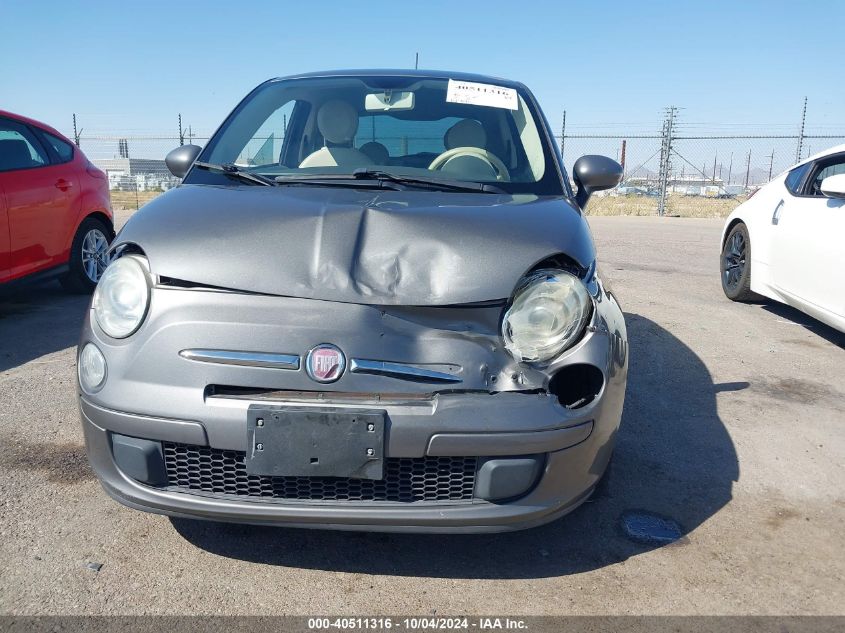 2013 Fiat 500 Pop VIN: 3C3CFFAR3DT554528 Lot: 40511316