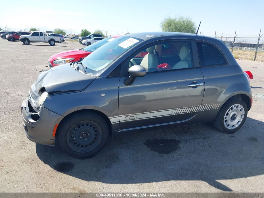 2013 Fiat 500 Pop VIN: 3C3CFFAR3DT554528 Lot: 40511316