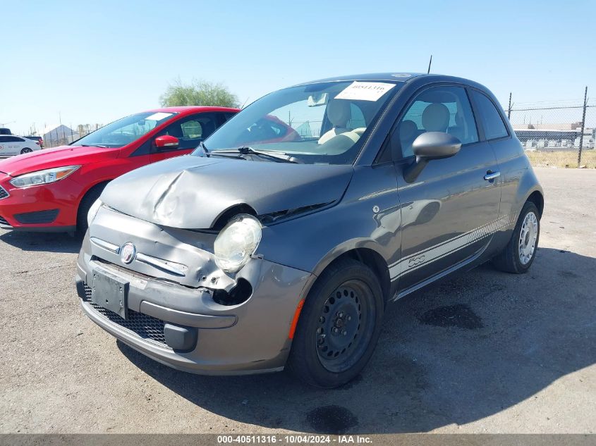 2013 Fiat 500 Pop VIN: 3C3CFFAR3DT554528 Lot: 40511316