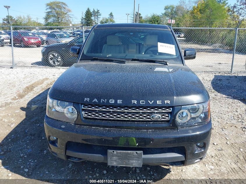 2013 Land Rover Range Rover Sport Hse VIN: SALSK2D43DA790186 Lot: 40511321