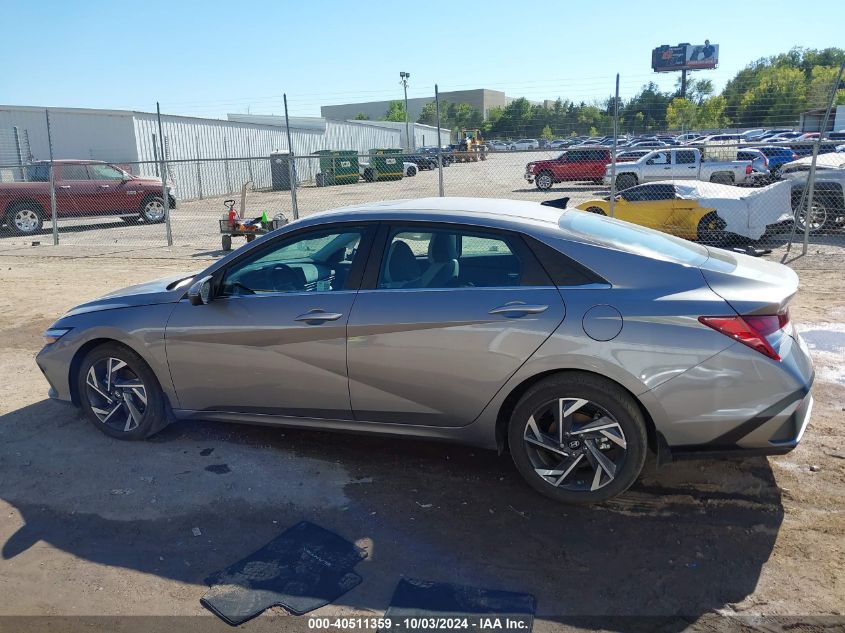 2024 Hyundai Elantra Limited VIN: KMHLP4DG3RU829539 Lot: 40511359