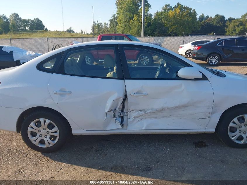 2010 Hyundai Elantra Gls VIN: KMHDU4AD7AU892140 Lot: 40511361