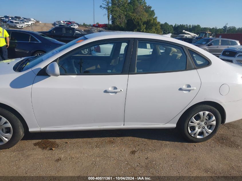 2010 Hyundai Elantra Gls VIN: KMHDU4AD7AU892140 Lot: 40511361