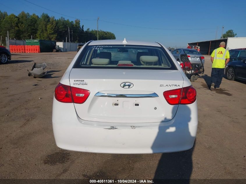 KMHDU4AD7AU892140 2010 Hyundai Elantra Gls