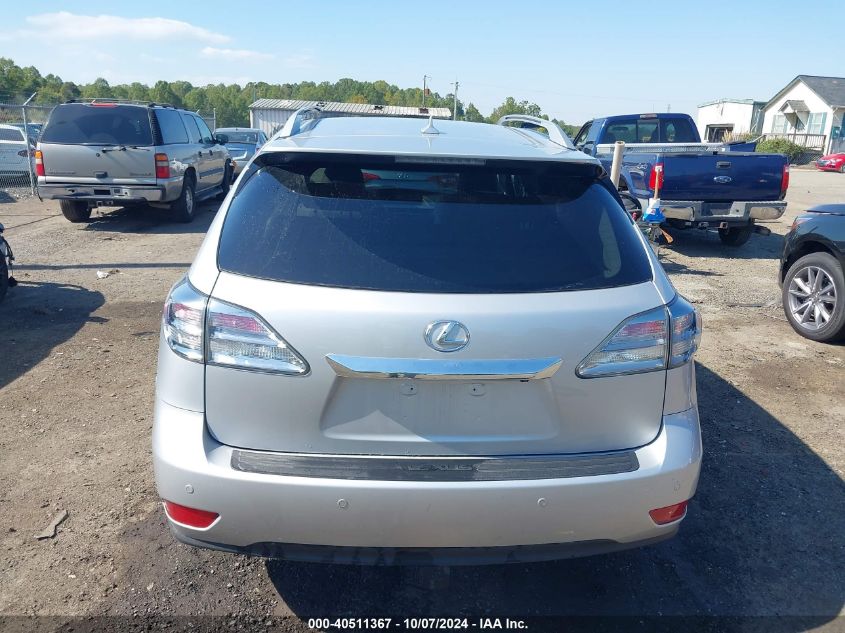 2010 Lexus Rx 350 VIN: 2T2BK1BA1AC075551 Lot: 40511367