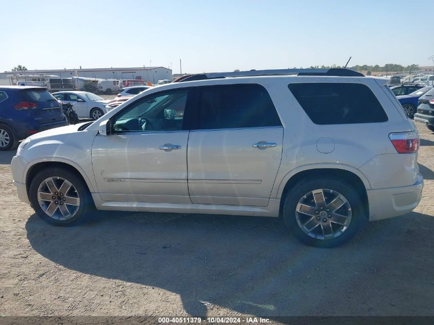 2012 GMC Acadia Denali VIN: 1GKKVTED7CJ137186 Lot: 40511379