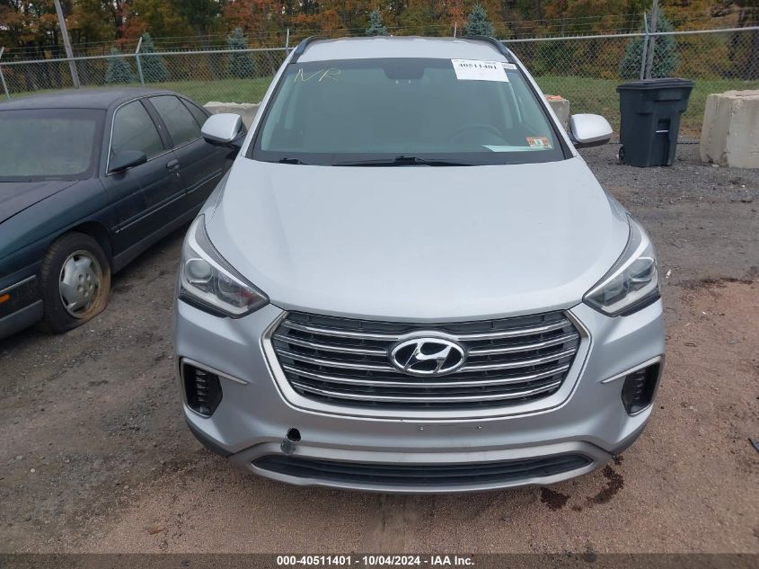 KM8SM4HF4HU219928 2017 Hyundai Santa Fe Se