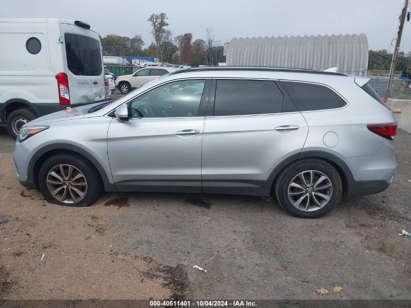 KM8SM4HF4HU219928 2017 Hyundai Santa Fe Se