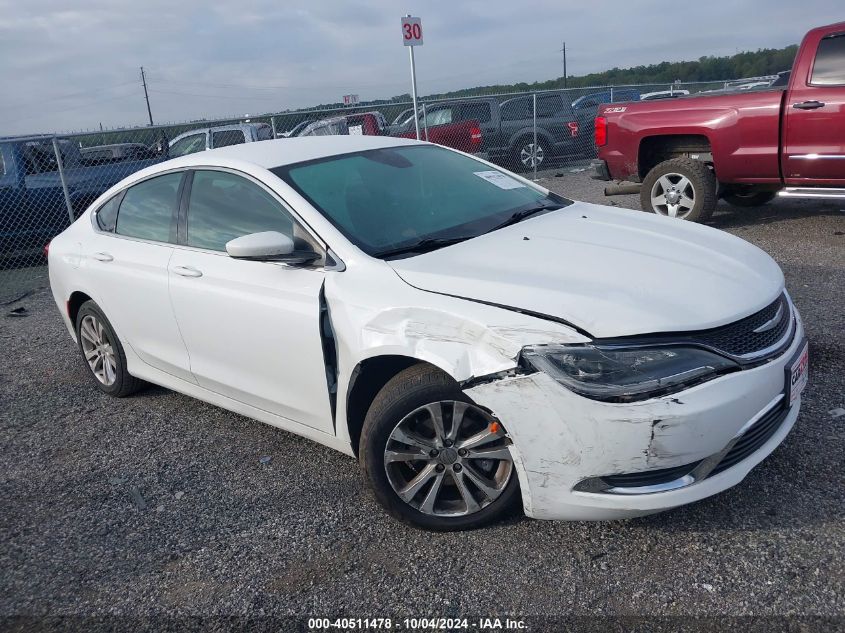 2016 Chrysler 200 Limited Platinum VIN: 1C3CCCAB5GN193740 Lot: 40511478