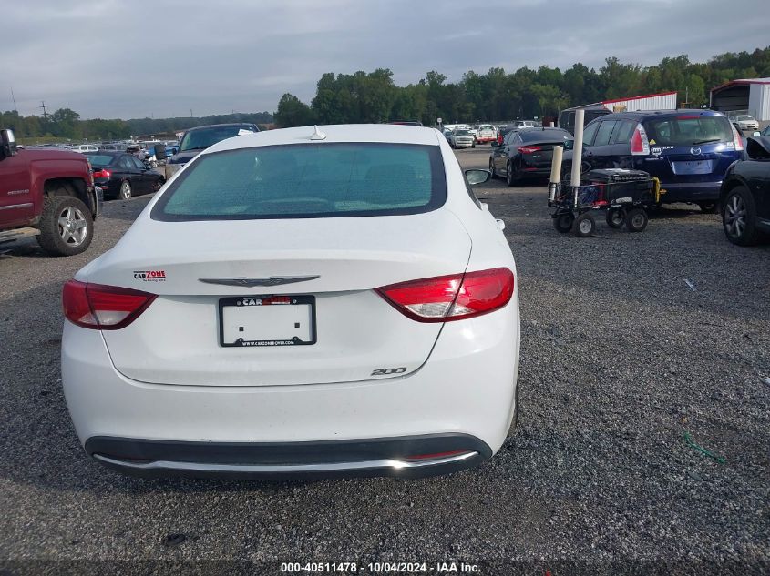 2016 Chrysler 200 Limited Platinum VIN: 1C3CCCAB5GN193740 Lot: 40511478