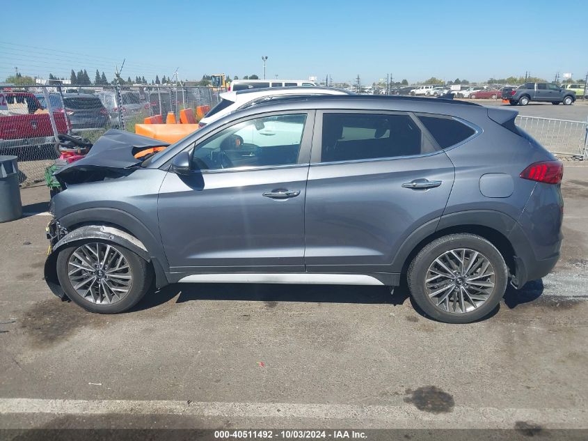 2021 Hyundai Tucson Ultimate VIN: KM8J3CAL7MU408530 Lot: 40511492