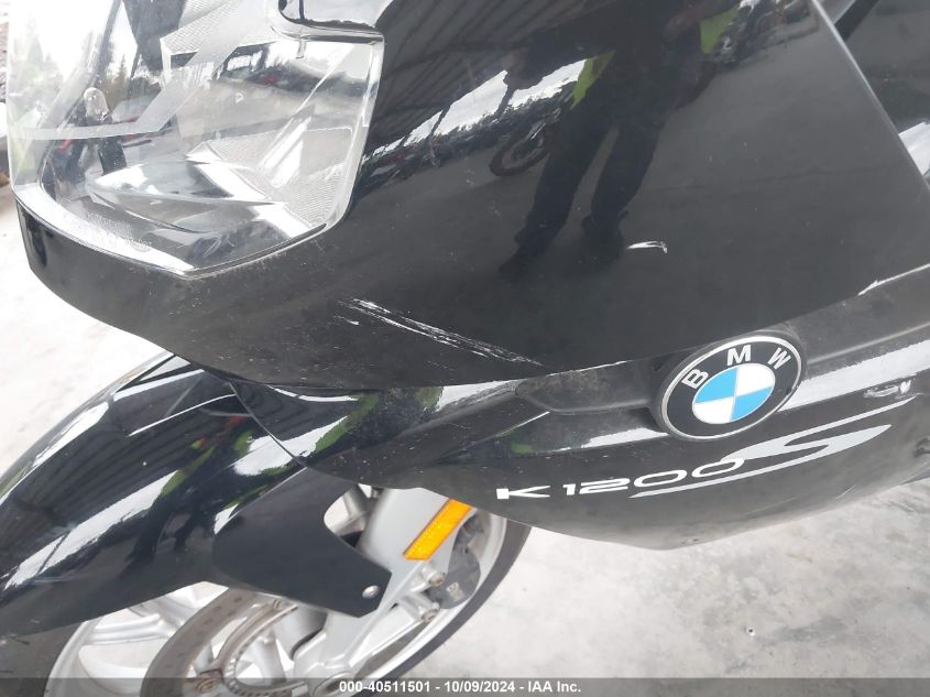 2008 BMW K1200 S VIN: WB10591A88ZM29646 Lot: 40511501