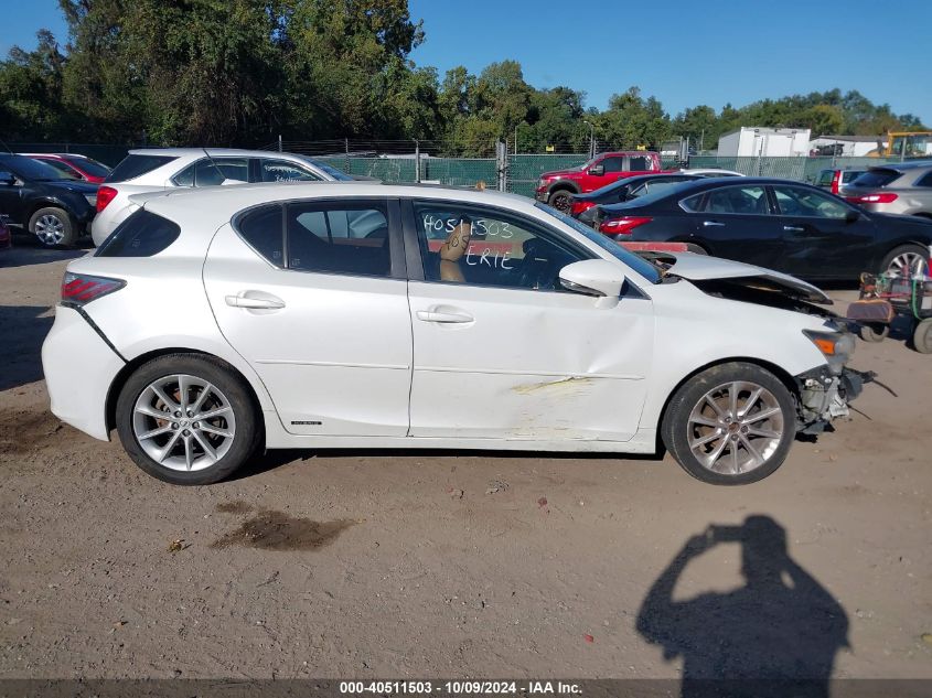 2011 Lexus Ct 200H Premium VIN: JTHKD5BH7B2037856 Lot: 40511503