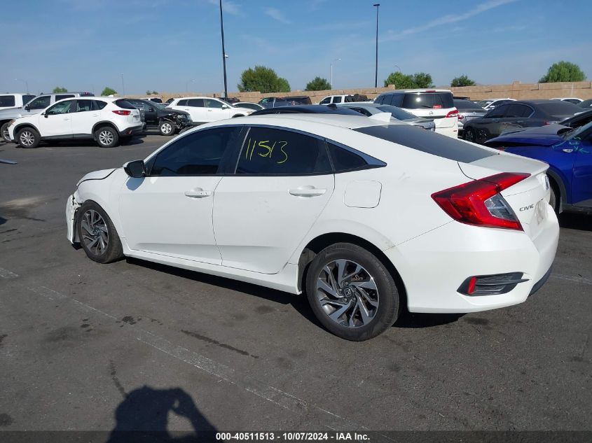 2018 Honda Civic Ex VIN: 2HGFC2F74JH506463 Lot: 40511513
