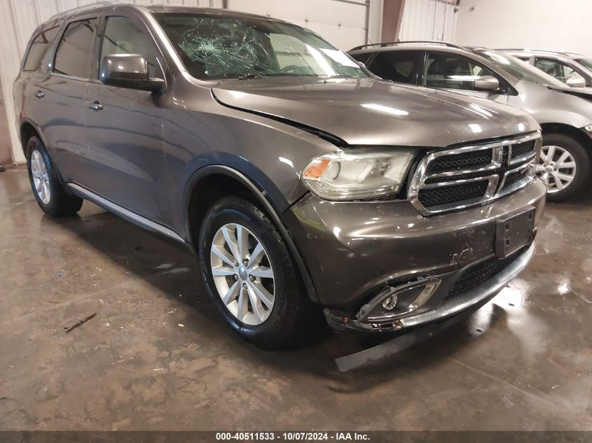 2014 Dodge Durango Sxt VIN: 1C4RDJAG6EC468480 Lot: 40511533