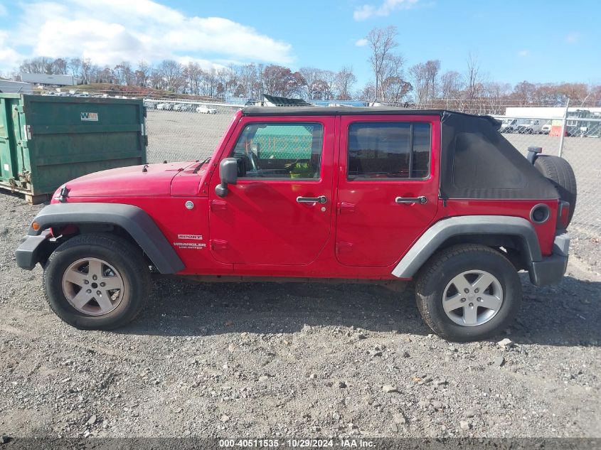 2011 Jeep Wrangler Unlimited Sport VIN: 1J4BA3H17BL529025 Lot: 40511535