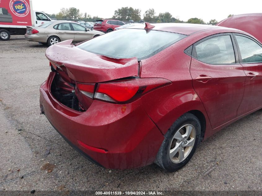 5NPDH4AEXEH528120 2014 Hyundai Elantra Se
