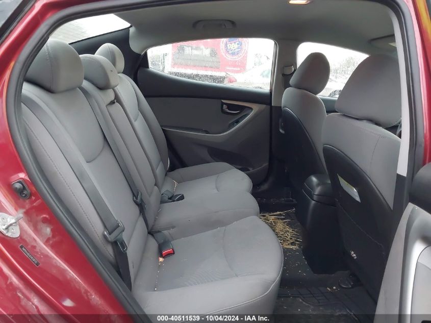 5NPDH4AEXEH528120 2014 Hyundai Elantra Se