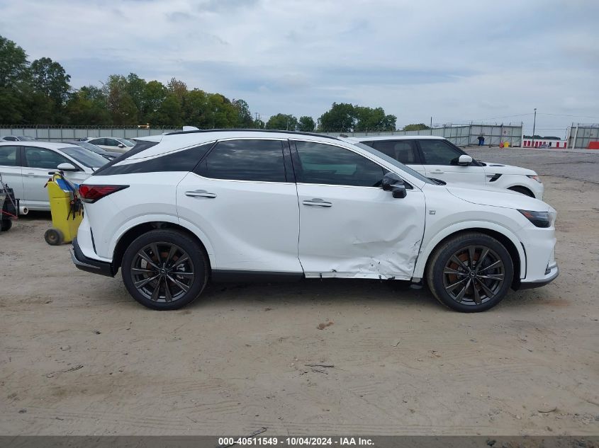 2024 Lexus Rx 350 F Sport Handling VIN: 2T2BAMCA4RC072738 Lot: 40511549