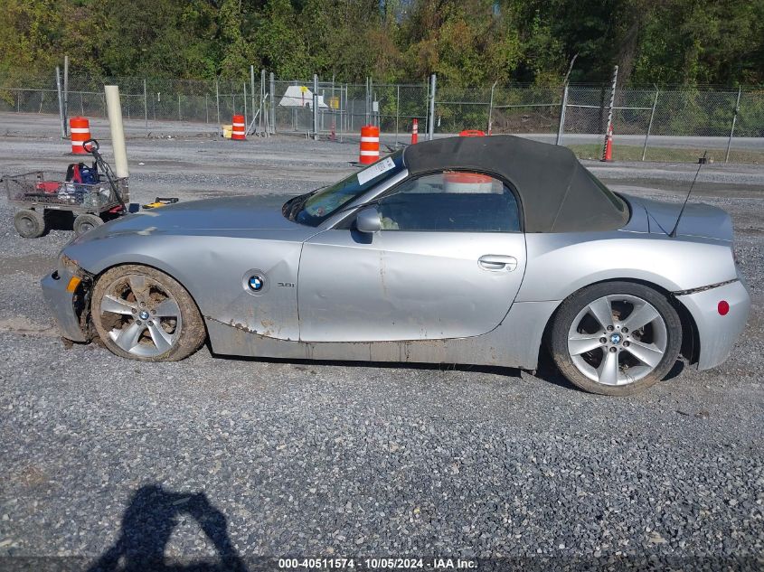 4USBU33536LW58211 2006 BMW Z4 3.0I