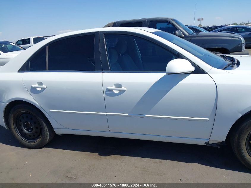 5NPET46CX7H221740 2007 Hyundai Sonata Gls