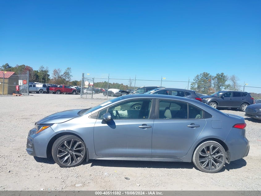 VIN JTDP4RCE3LJ004802 2020 TOYOTA COROLLA SE
