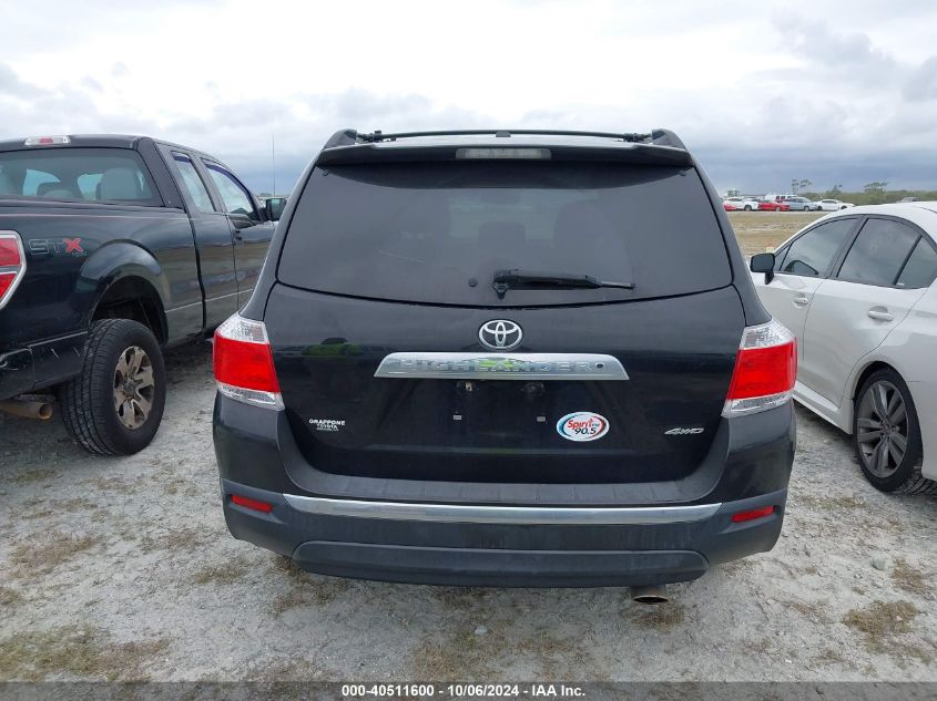 2012 Toyota Highlander Limited V6 VIN: 5TDDK3EHXCS167009 Lot: 40511600