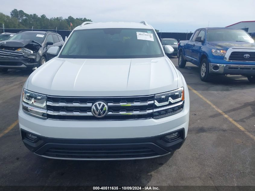 1V2DR2CA6KC578921 2019 Volkswagen Atlas 3.6L V6 Se