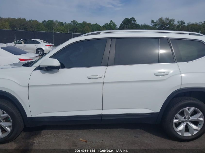 2019 Volkswagen Atlas 3.6L V6 Se VIN: 1V2DR2CA6KC578921 Lot: 40511635