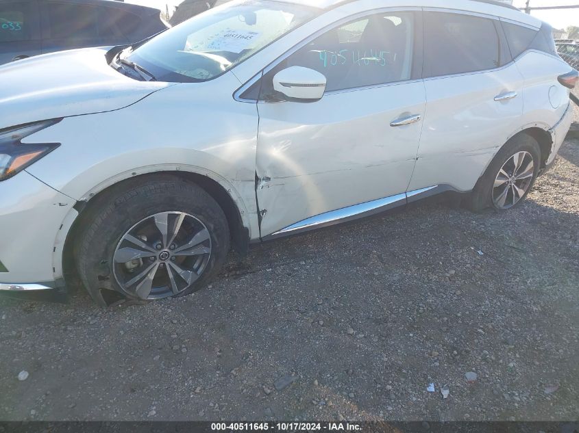 2022 Nissan Murano Sv VIN: 5N1AZ2BS0NC124081 Lot: 40511645