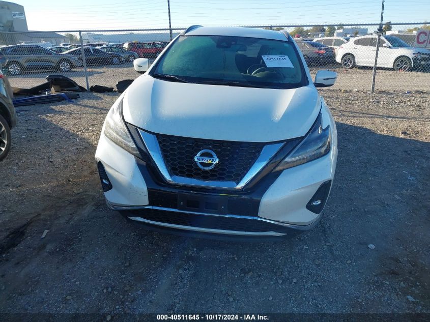 2022 Nissan Murano Sv VIN: 5N1AZ2BS0NC124081 Lot: 40511645