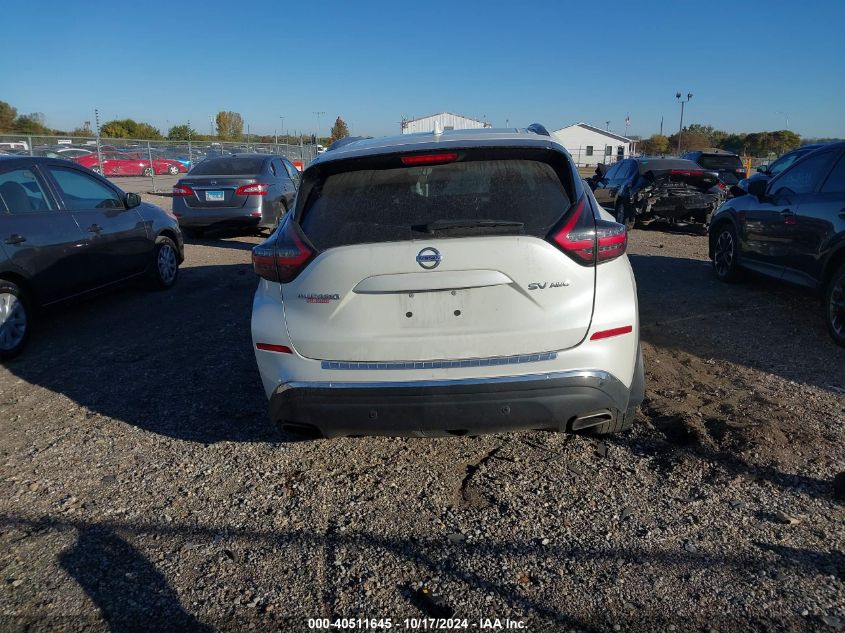 2022 Nissan Murano Sv VIN: 5N1AZ2BS0NC124081 Lot: 40511645