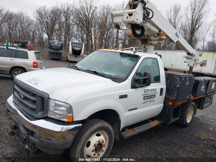 2002 Ford F-550 Chassis Xl/Xlt VIN: 1FDAF57F52ED14349 Lot: 40511653