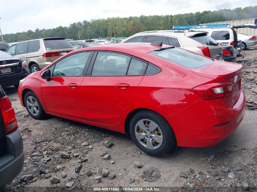 2016 Chevrolet Cruze Ls Auto VIN: 1G1BC5SM0G7294913 Lot: 40511660