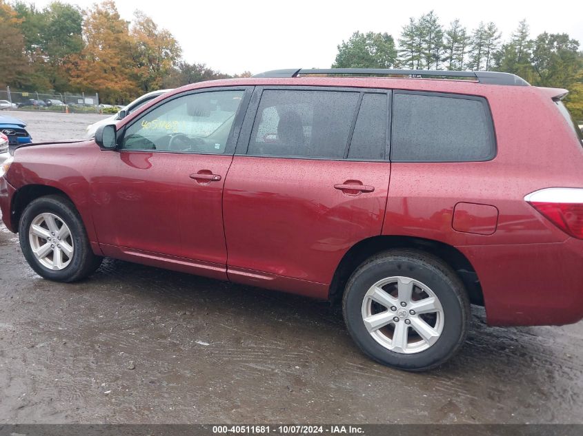 2010 Toyota Highlander Se V6 VIN: 5TDJK3EH6AS034652 Lot: 40511681