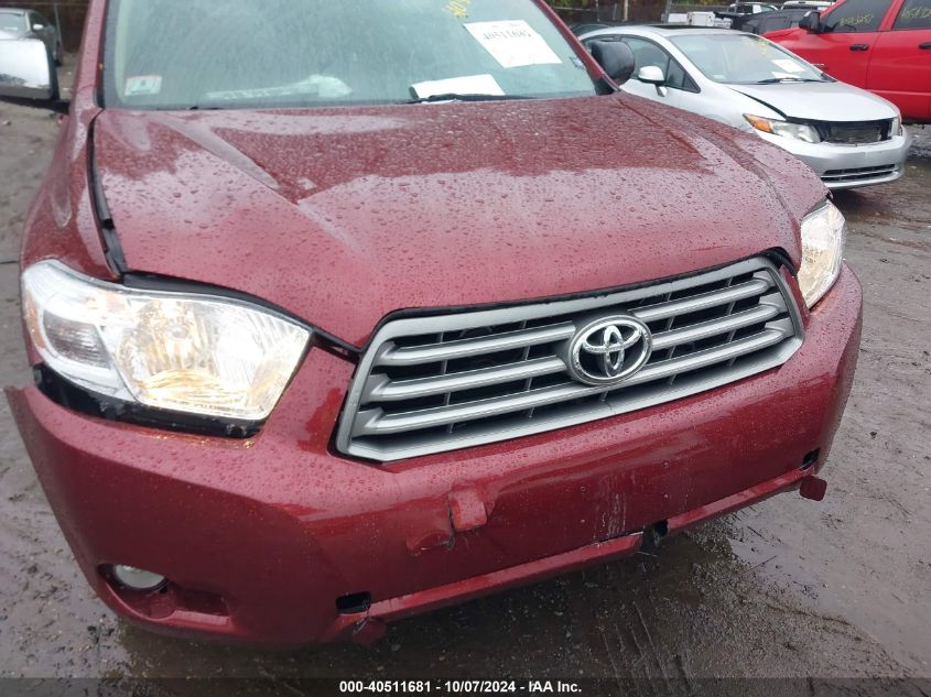 2010 Toyota Highlander Se V6 VIN: 5TDJK3EH6AS034652 Lot: 40511681