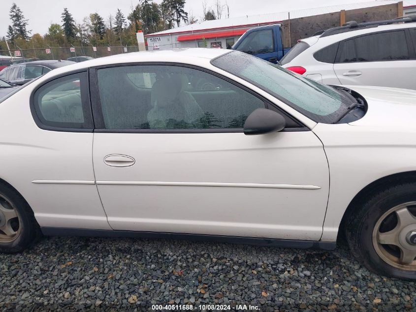 18005512311 2003 Chevrolet Monte Carlo